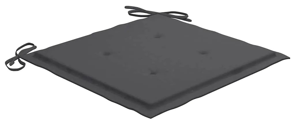 Cadeiras de exterior dobráveis 8pcs c/ almofadões acácia maciça