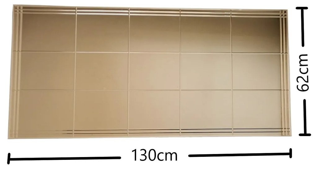 Espelho NSTLA308d – Bronze – 130 cm x 62 cm