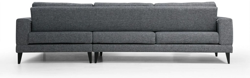 Sofá-Cama de Canto Nordic – Cinzento Escuro – 303 cm x 160 cm