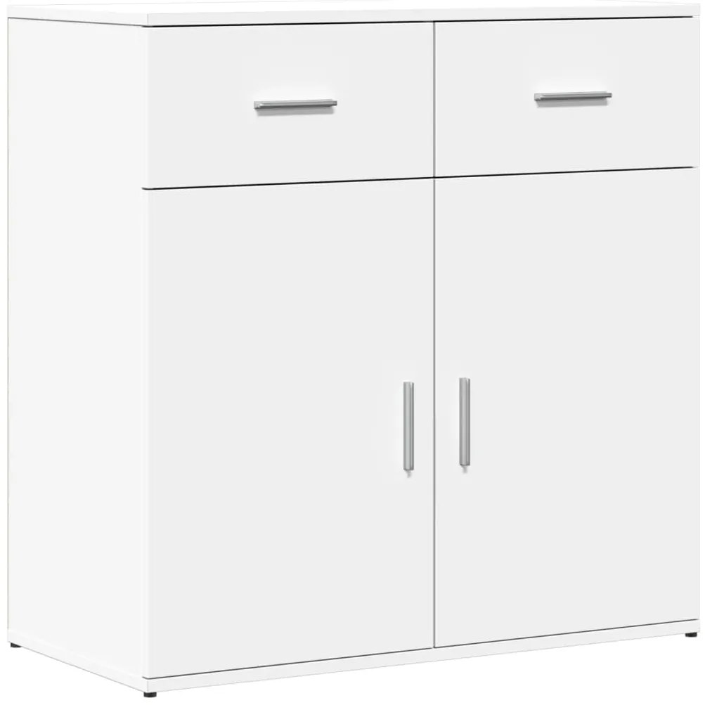 Aparadores 2 pcs 79x38x80 cm derivados de madeira branco