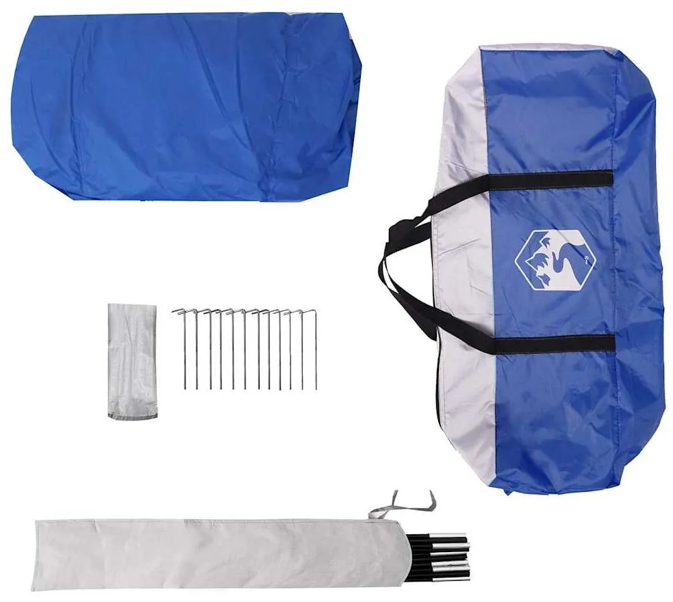 Tenda de festas impermeável azul ciano