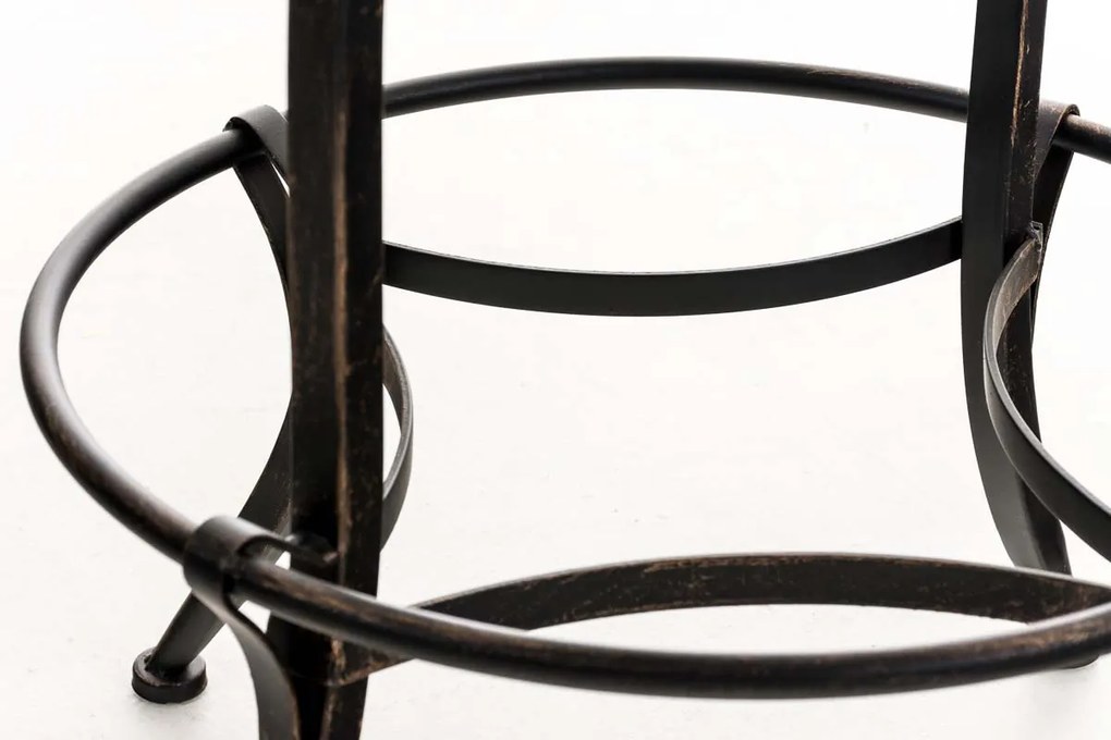 Banco de bar Radong 45 x 73-93 x 45 cm Bronze