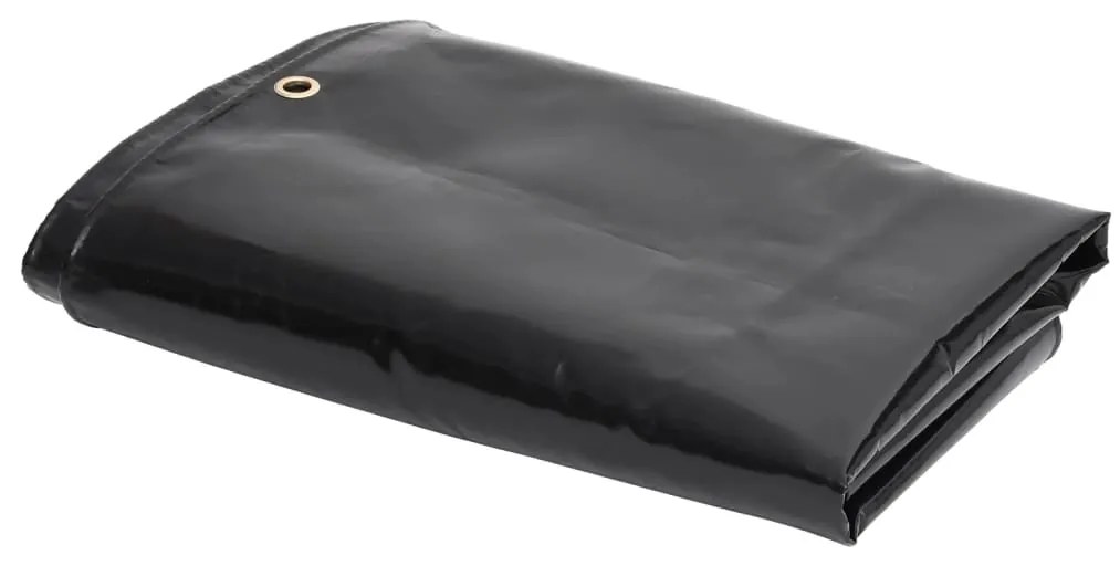 Lona 650 g/m² 4x6 m preto