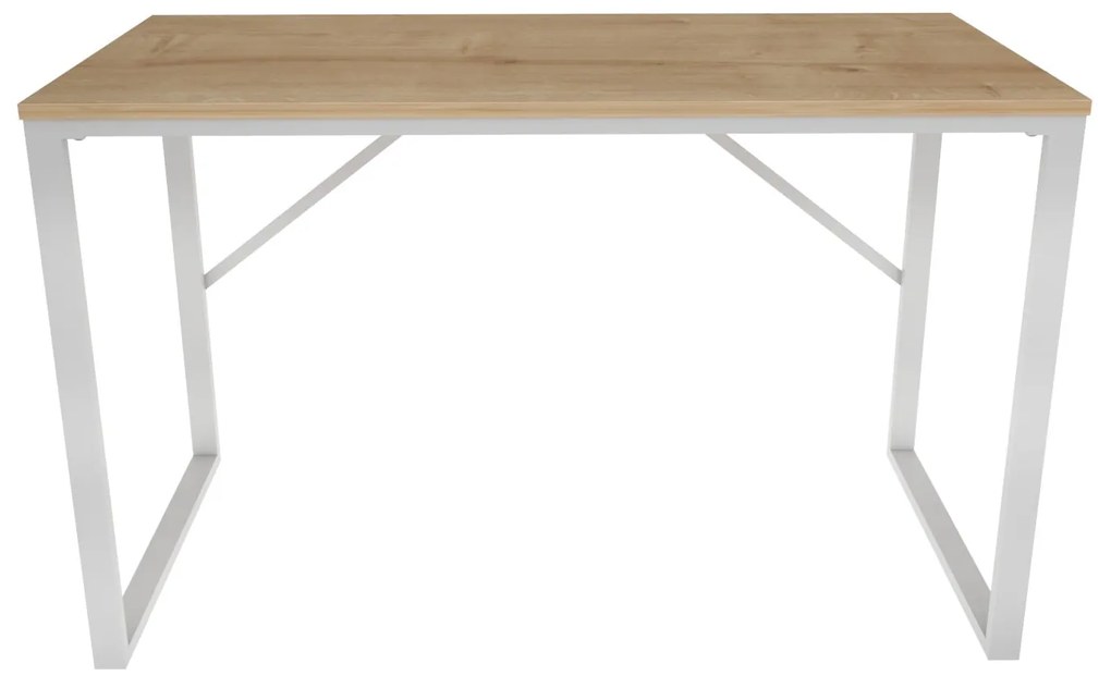 Secretária Layton – Branco Carvalho – 120x60x74 cm