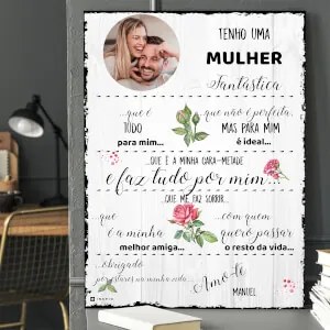 Prenda do Dia dos Namorados - Placas decorativas INSPIO