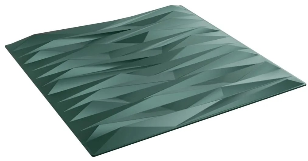 Painéis de parede 48 pcs 50x50 cm 12m² XPS pedra verde