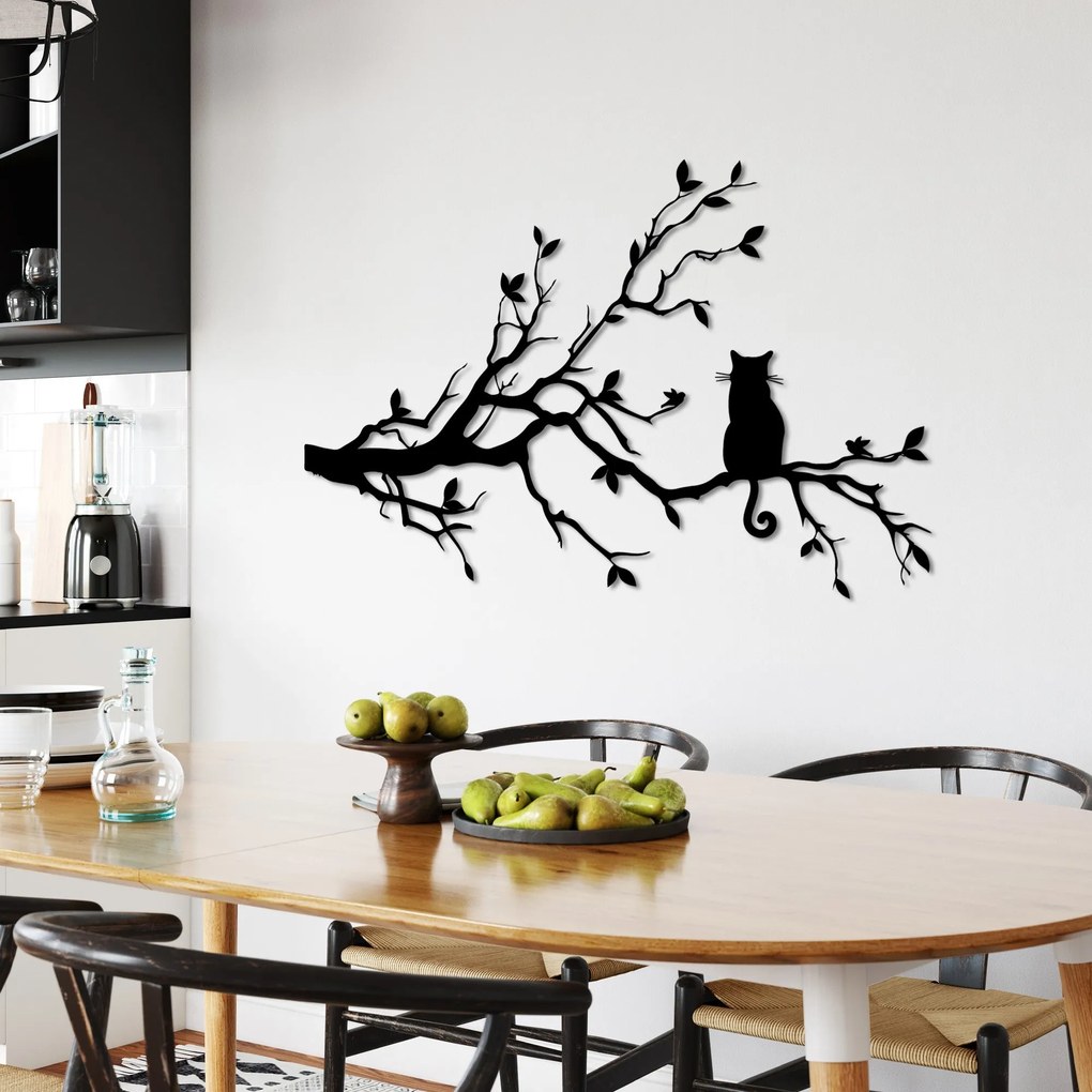 Acessório de Parede Decorativo Model-974 – Preto – 80 x 50 cm