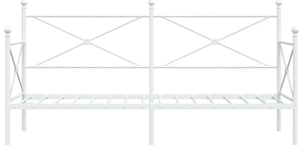 Cama de Dia sem Colchão 80x200 cm aço branco