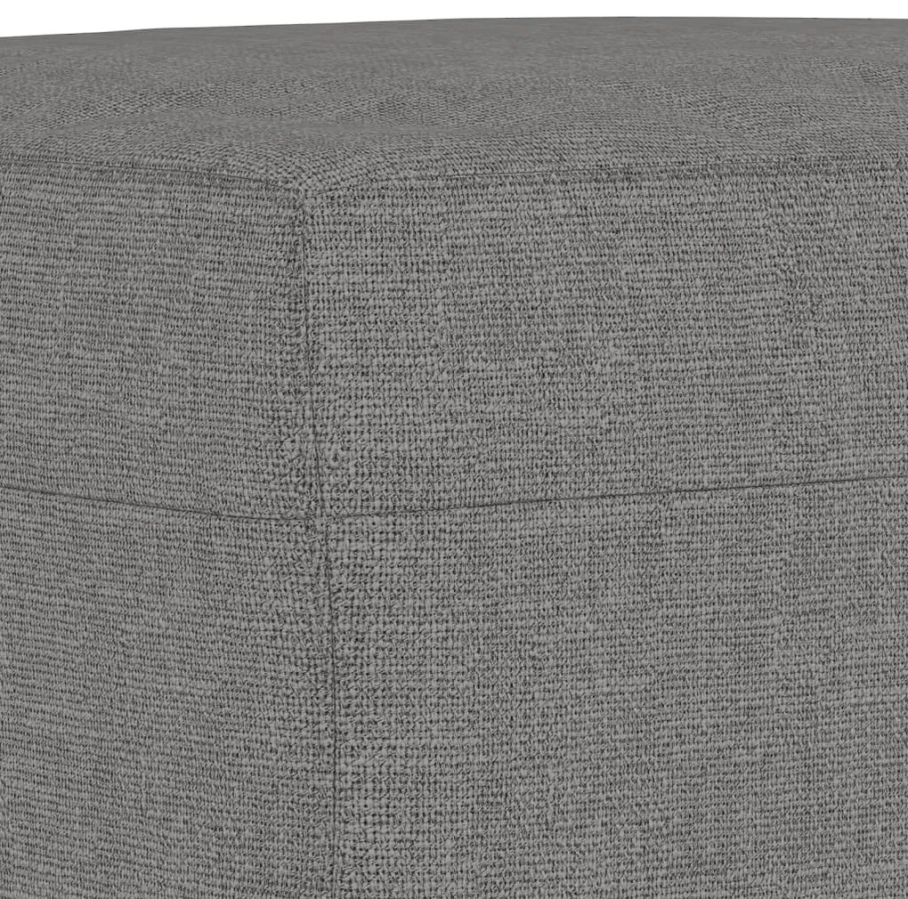 Banco 100x35x41 cm tecido cinza-escuro