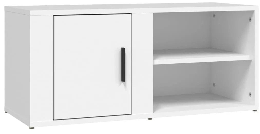 Móveis TV 2pcs 80x31,5x36 cm derivados de madeira branco