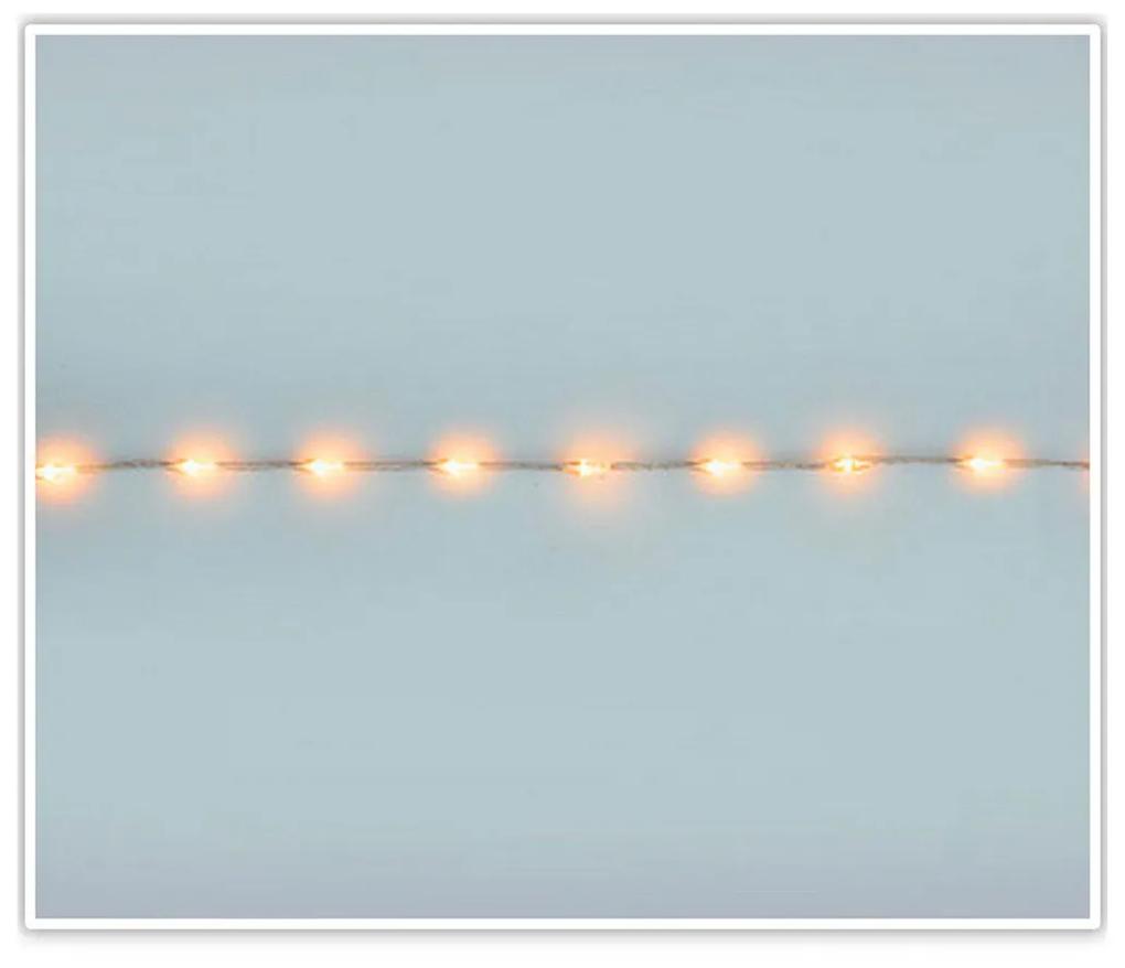 Grinalda de Luzes LED Branco (12 m)