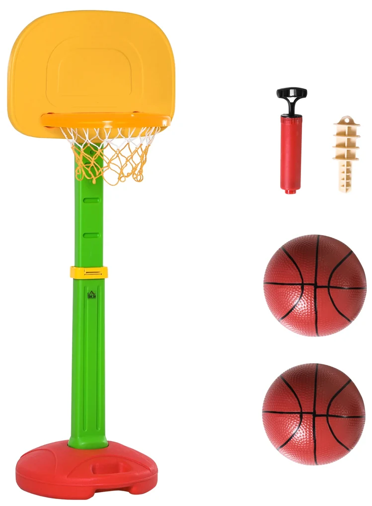 vidaXL Conjunto jogo de basquetebol infantil ajustável 160 cm