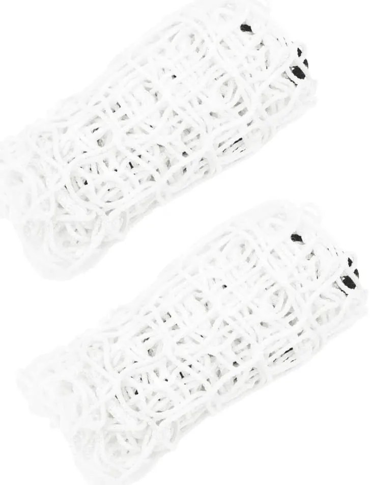 VidaXL Redes para feno 2 pcs retangular 90x60 cm PP branco