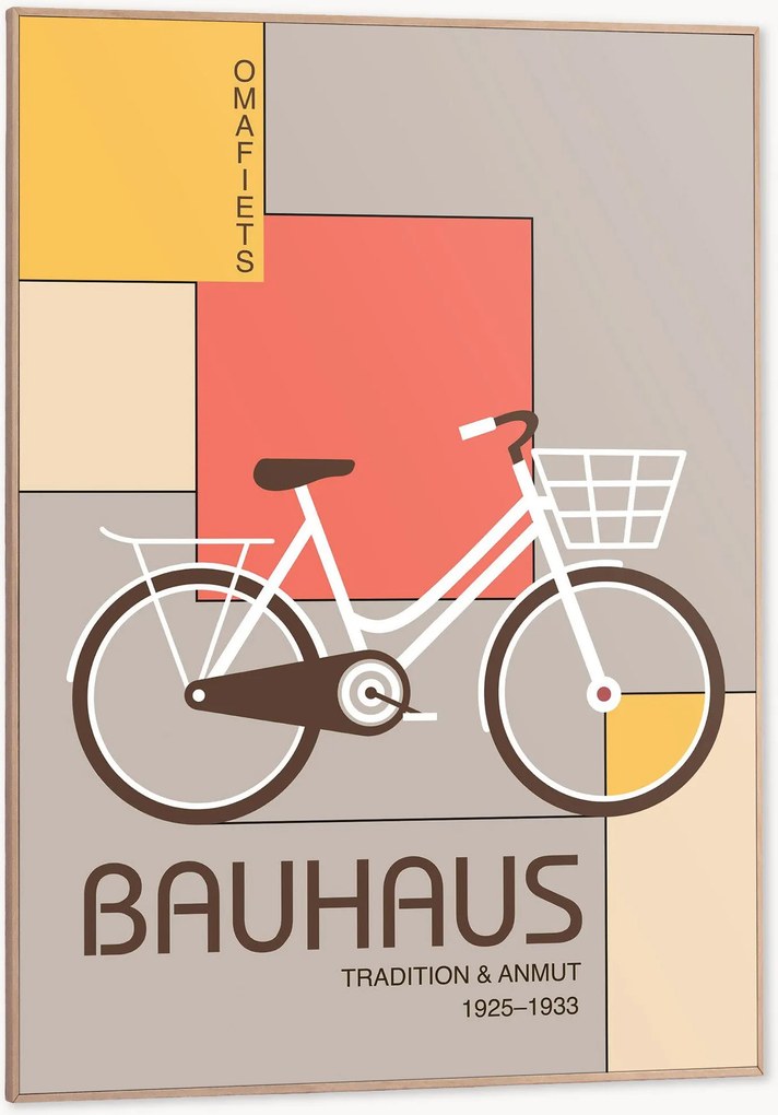 Impressão digital emoldurada Bauhaus