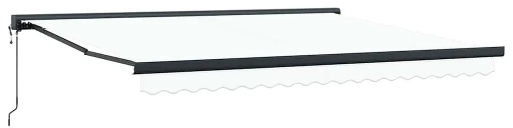 Toldo Retrátil Automático Branco 400x300 cm