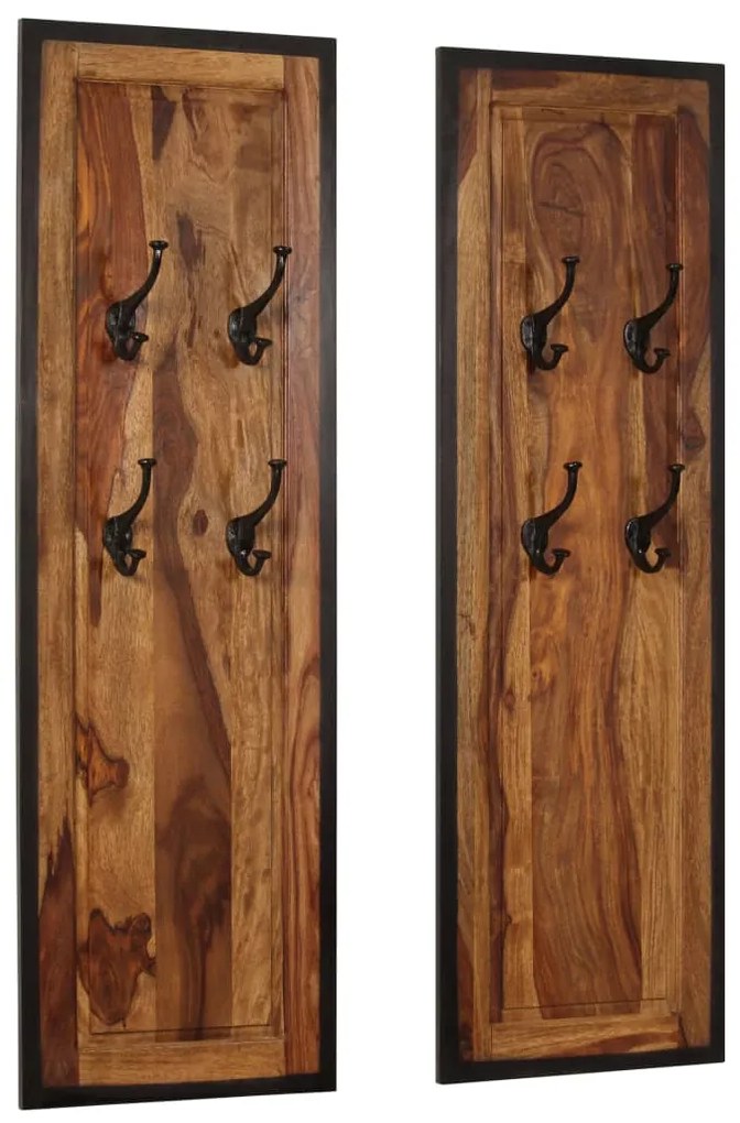 Bengaleiros 2 pcs madeira sheesham maciça
