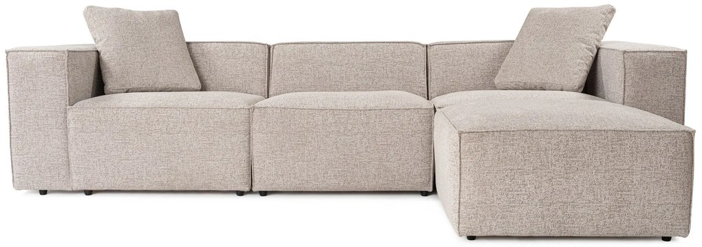 Sofá de Canto Lora – Mocha – 303 cm x 193 cm