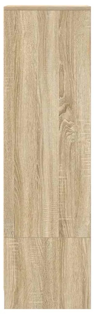 Aparador alto 29,5x34x119,5cm deriv. madeira carvalho sonoma