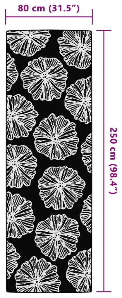 Tapete de exterior 80x250 cm ARAKIL PP verde