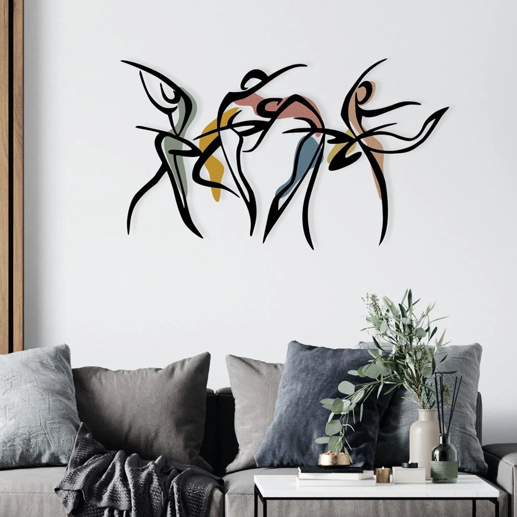 Acessório Decorativo de Parede Dance M – Multicolor – 97 x 56,5 cm