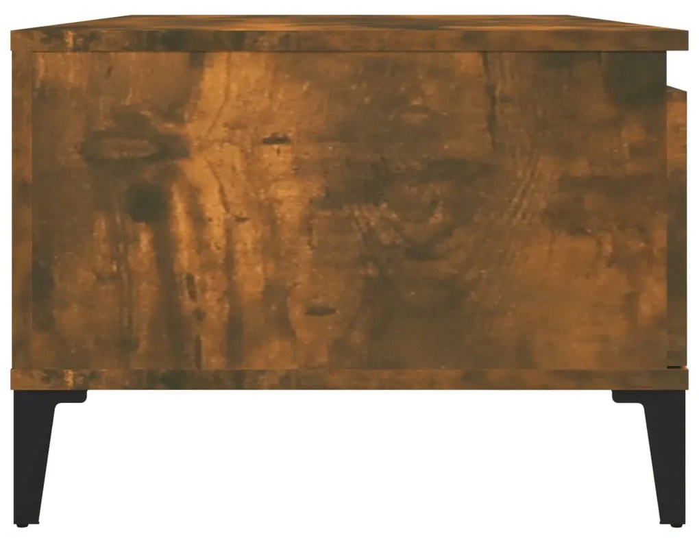 Mesa de centro 90x50x36,5 cm derivados madeira carvalho fumado