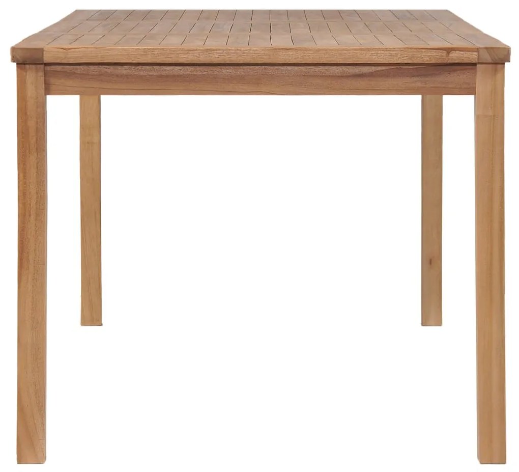Mesa de jardim 150x90x77 cm madeira teca maciça