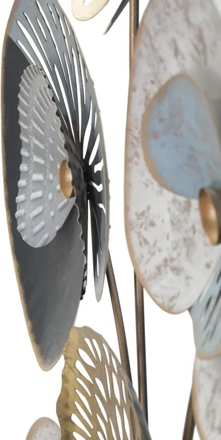 PAINEL DE PAREDE DE FERRO GLOTH -C- CM 70X5,5X102 MULTICOLOR