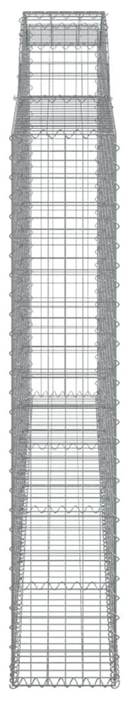 Cestos gabião arqueados 5pcs 300x30x160/180cm ferro galvanizado