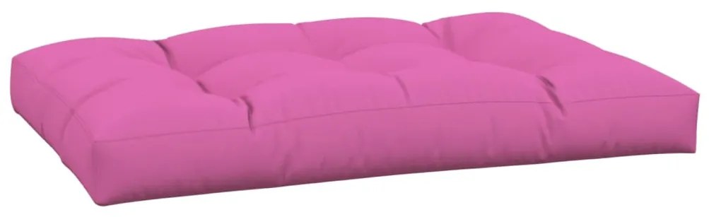 Almofadão para sofá de paletes 120x80x12 cm tecido rosa