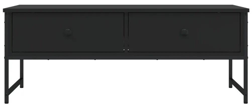 Mesa de centro 101x49x39,5 cm derivados de madeira preto