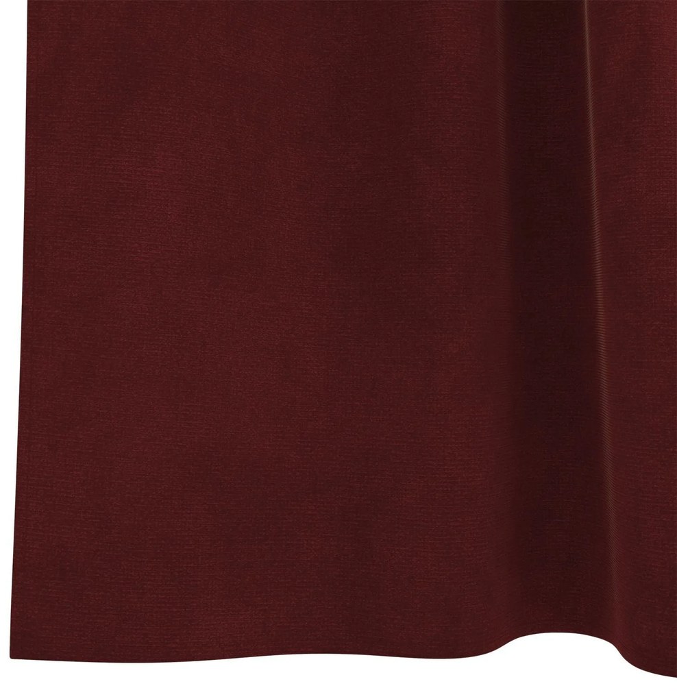 Cortinas Blackout vidaXL com Laços de Suspensão 2 pcs Bordô Veludo