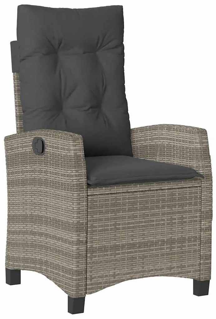 Conjunto de Jantar de Jardim com 9 Peças e Almofadas - Rattan Poliéste