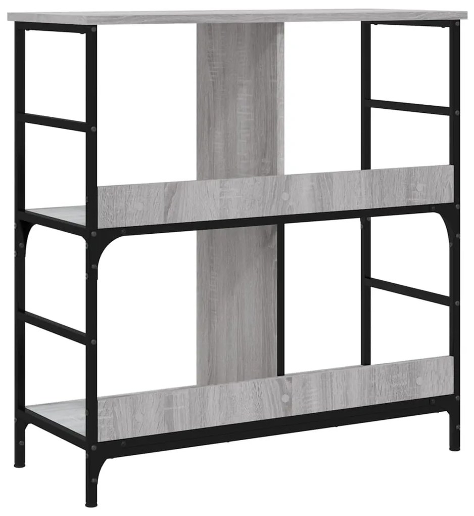 Estante 78,5x33x82 cm derivados de madeira cinzento sonoma
