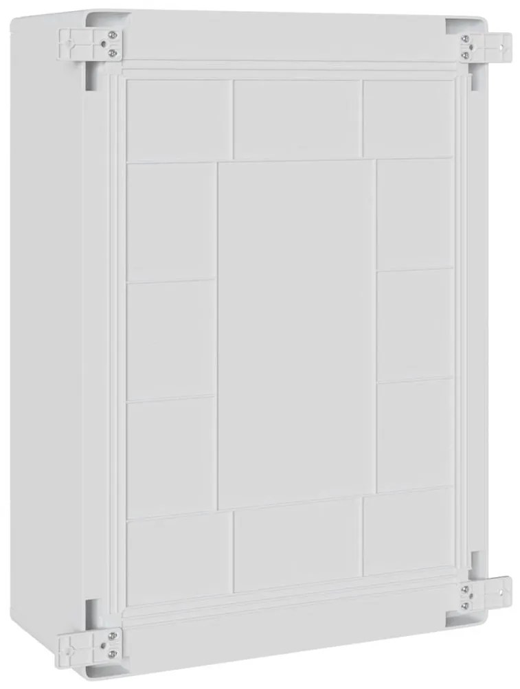 Armário de Controle IP65 Impermeável Cinza 50x24,5x70 cm Plástico ABS