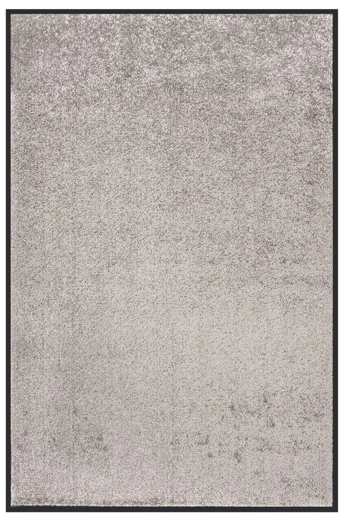 Tapete de porta 80x120 cm cinzento