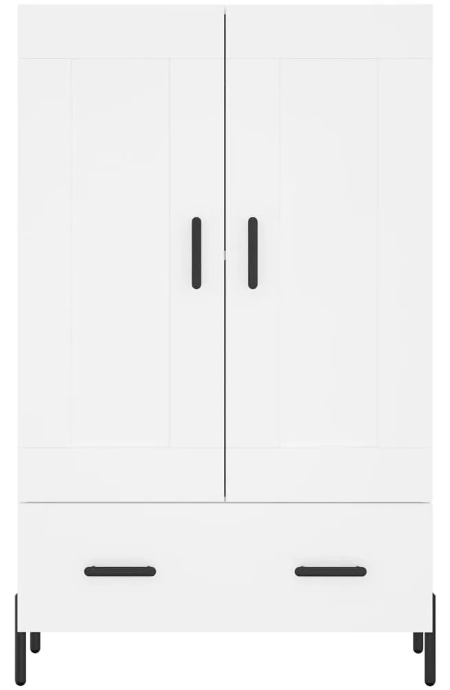 Aparador alto 69,5x31x115 cm derivados de madeira branco