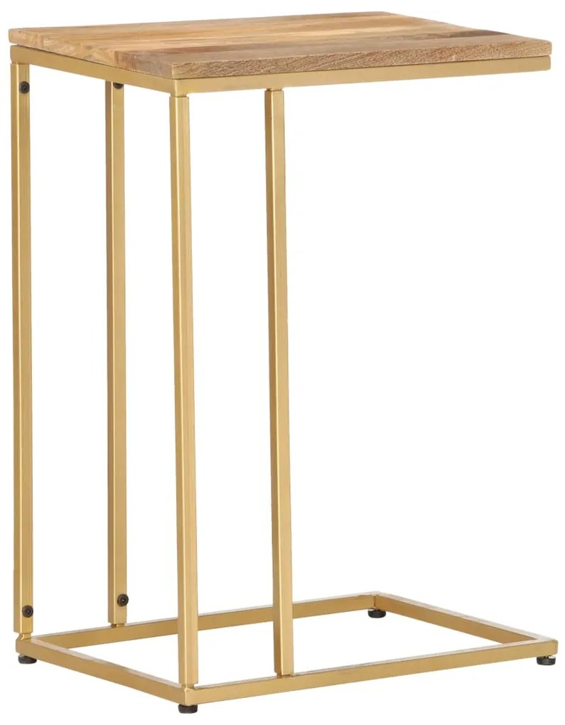 Mesa de apoio 35x45x65 cm madeira de mangueira maciça