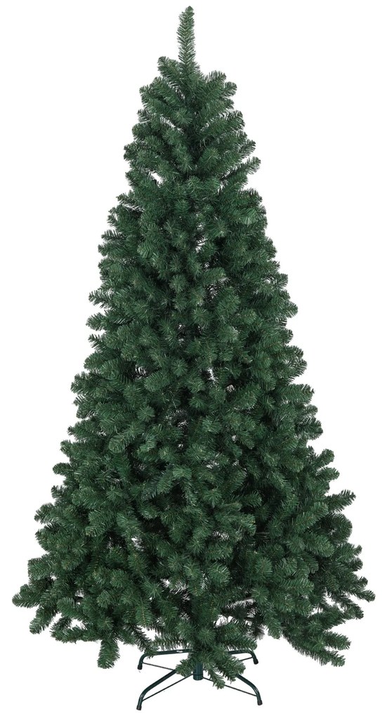 Árvore de Natal 210 cm Árvore de Natal Artificial com 1064 Ramos de Ar