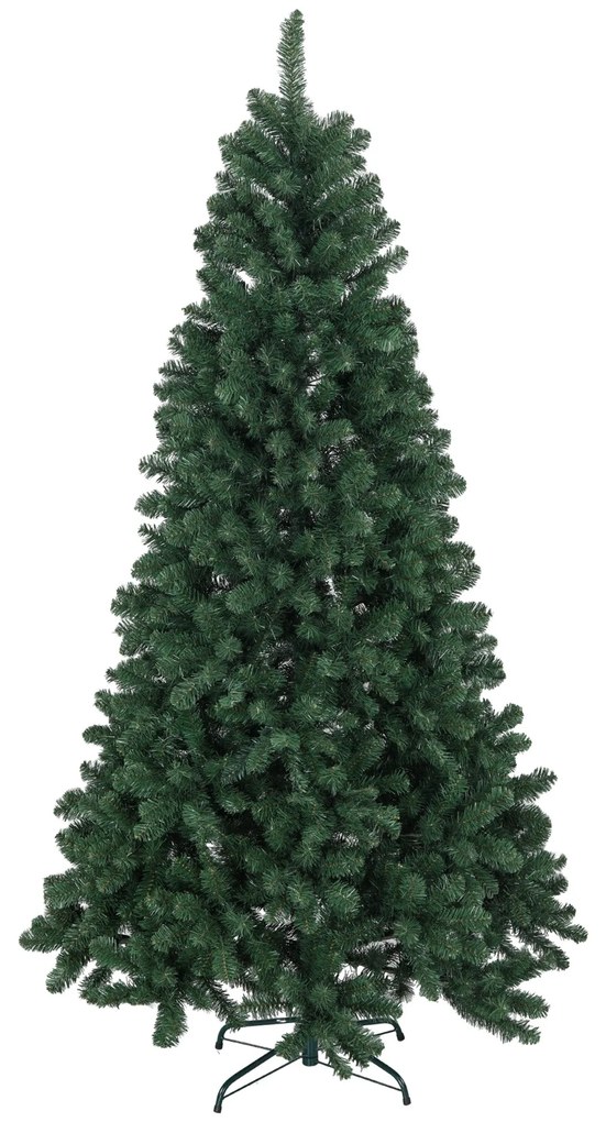 HOMCOM Árvore de Natal 210 cm Árvore de Natal Artificial com 1064 Ramo