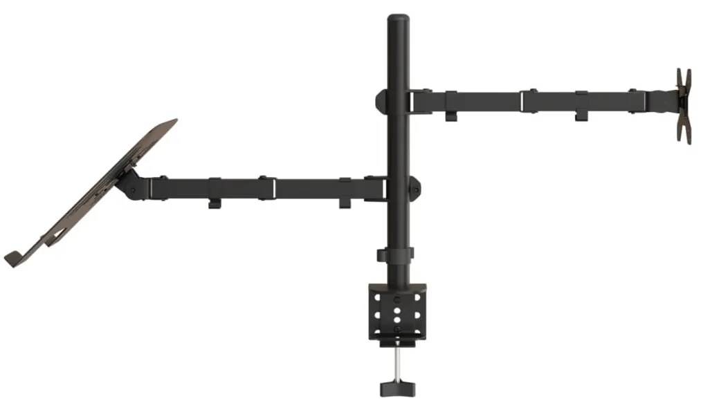 Suporte para monitor VESA 75/100 mm aço preto
