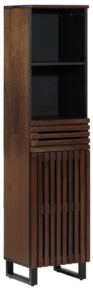 vidaXL Aparador 38x34x160 cm madeira de mangueira maciça castanho