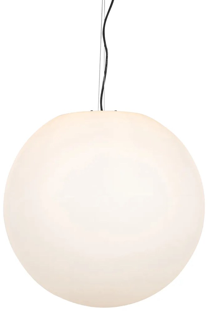 Candeeiro de teto exterior moderno branco 56 cm IP65 - Nura Moderno