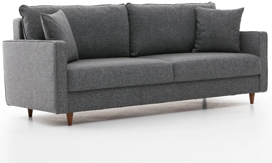 Sofá de 3 Lugares Eva – Cinzento – 210 cm x 82 cm x 90 cm