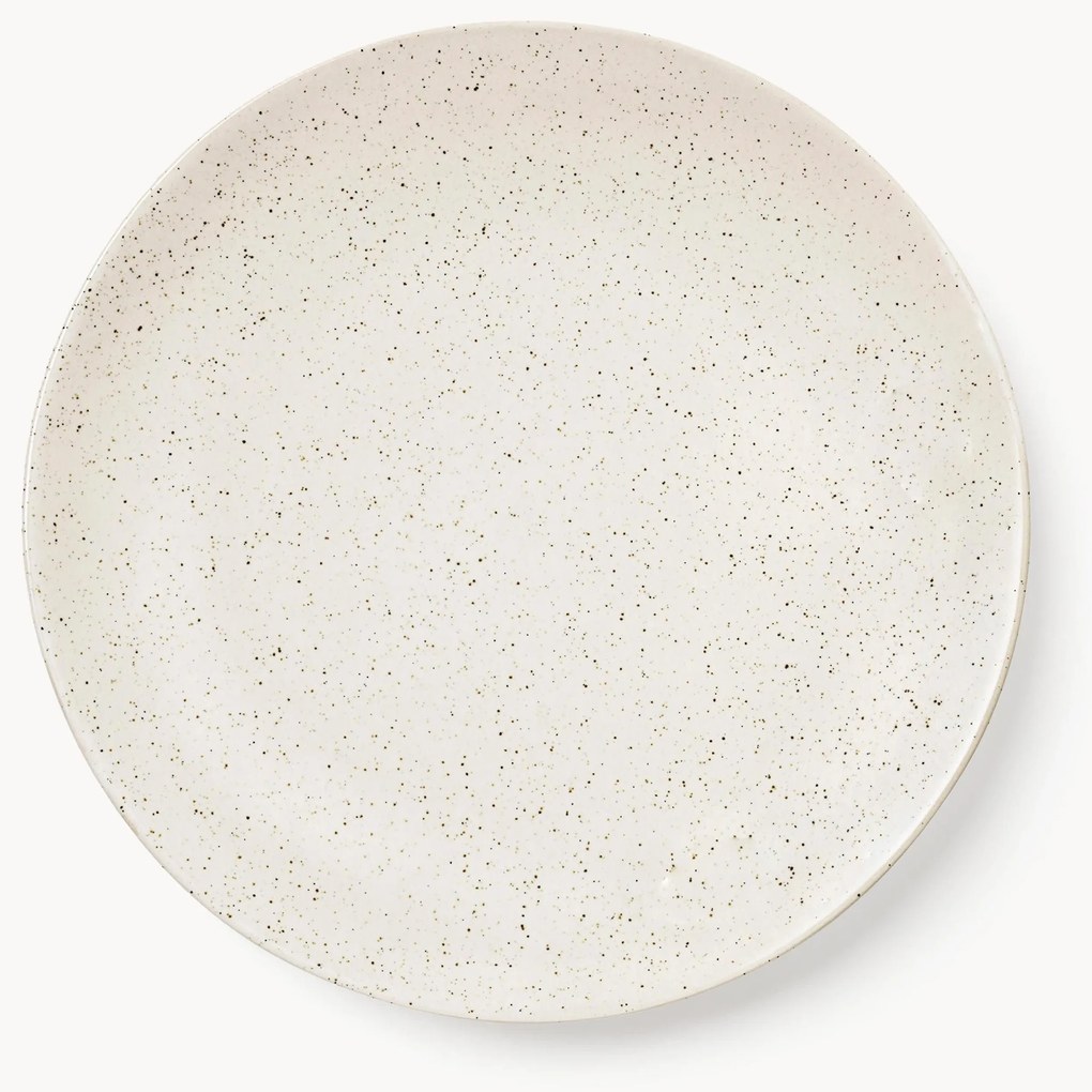 Pratos de jantar artesanais Nordic Vanilla, 4 uni.