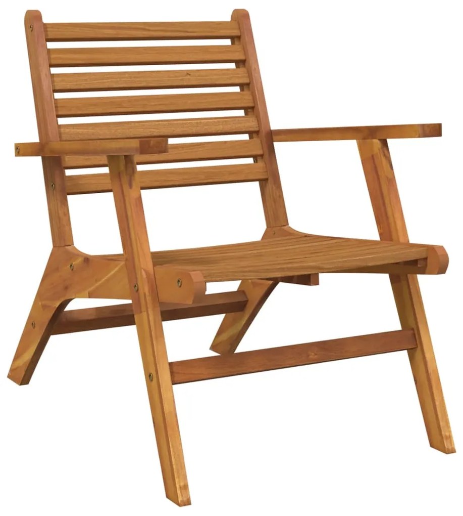 Cadeiras de jardim 2 pcs madeira de acácia maciça