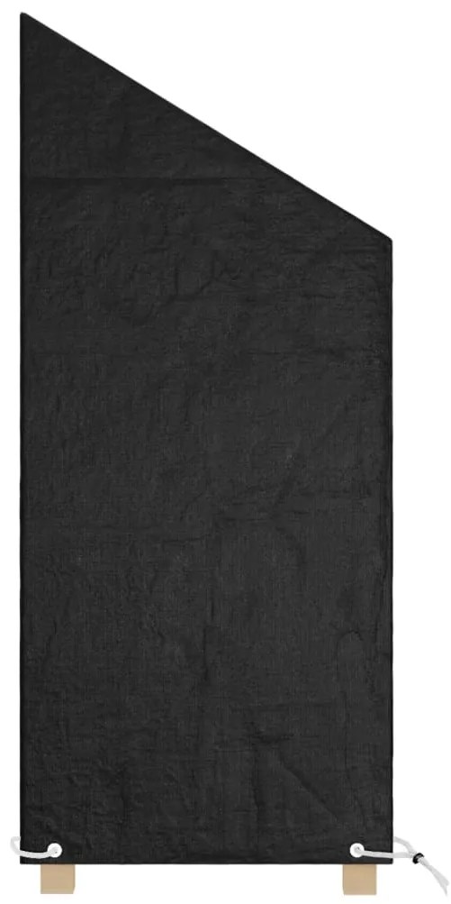 Capa p/ cadeira de jardim 8 ilhós 65x65x110/150 cm polietileno