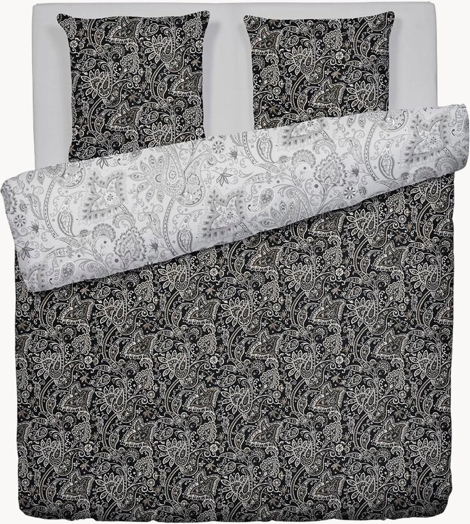 Conjunto de roupa de cama em cetim de algodão Indienne, vários tamanhos