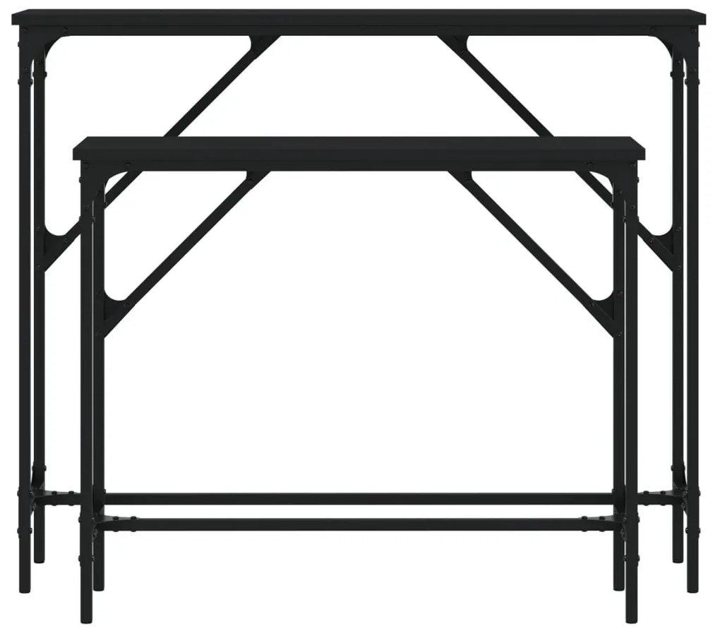 Consola de Entrada Simone - 2 Mesas - 95 x 26 x 80 cm / 75 x 26 x 63 c