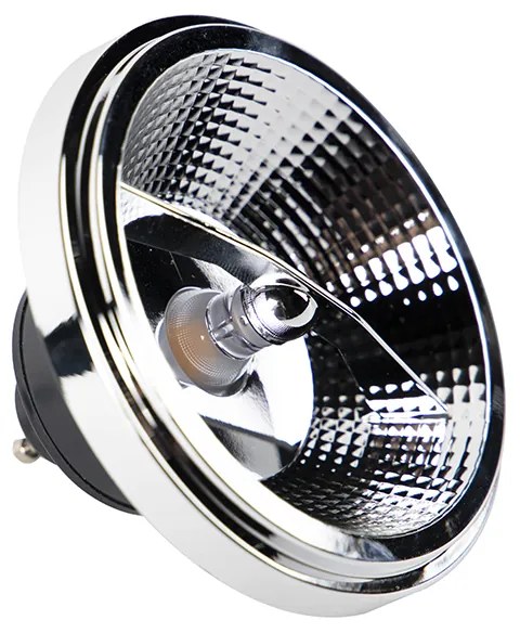 Conjunto de 5 lâmpadas LED reguláveis GU10 AR111 11W 810lm 2700K