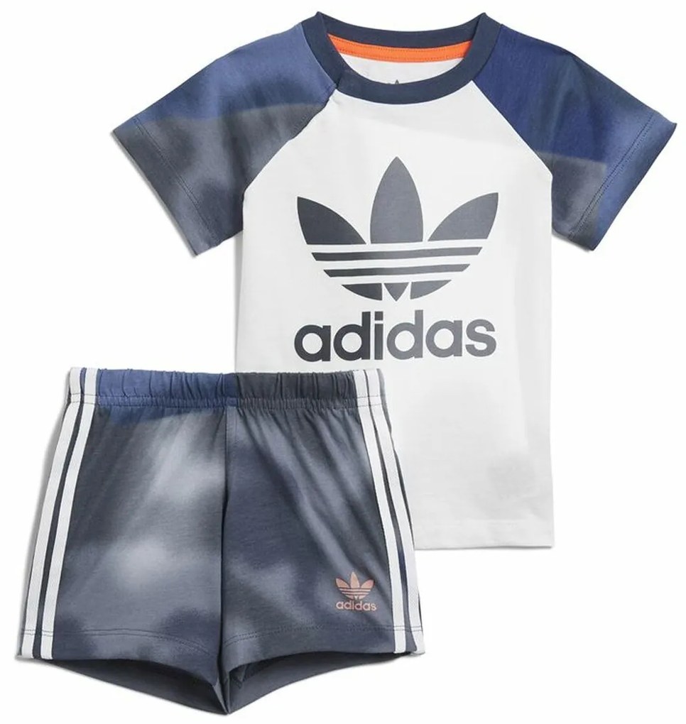 Conjunto Desportivo para Crianças Adidas Camouflage Print Branco 3-4 Anos